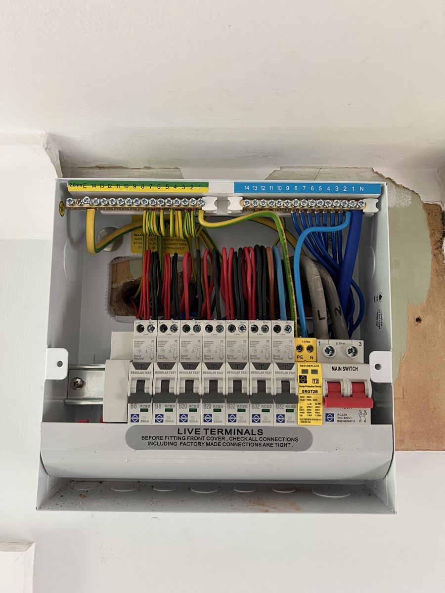 Consumer unit upgrade completed by Activolt